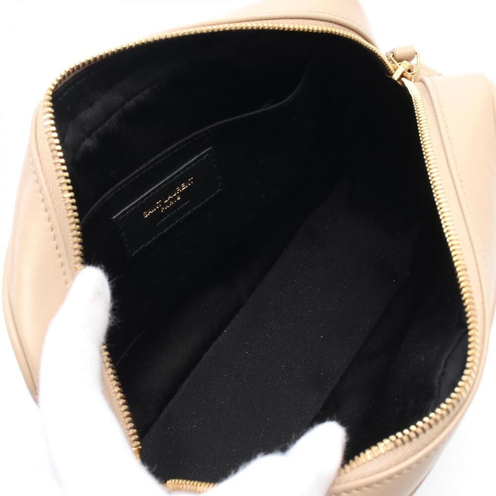 Saint Laurent LOU Monogram Camera Bag Shoulder Leather Beige - Picture 4 of 6